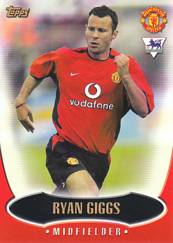 Ryan Giggs Manchester United 2003 Topps Premier Gold #MU4